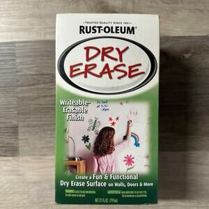 NEW! Rust-Oleum Dry Erase Paint Kit 27oz White Finish Kit